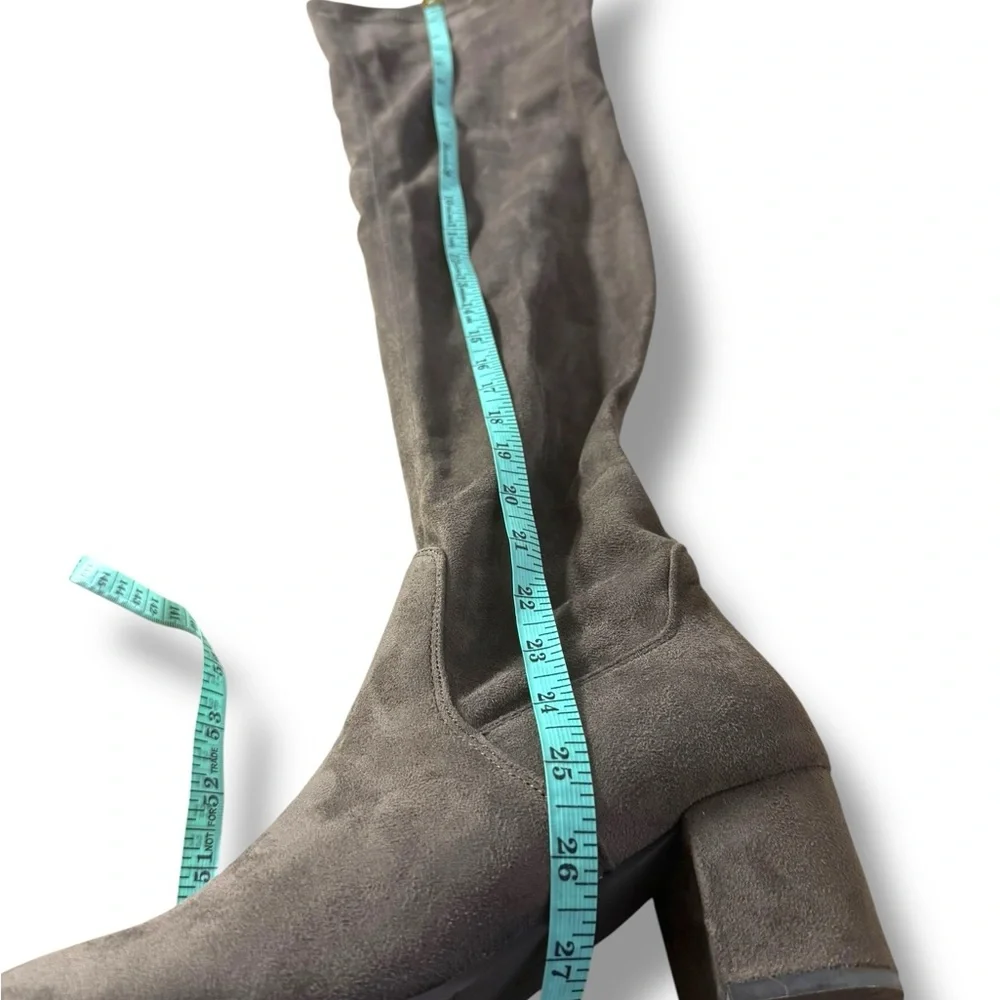 Dream Pairs Laurence Over‎ The Knee Thigh High Chunky Heel Boots Sz 9.5 EUC